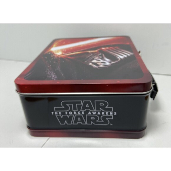 Vandor Star Wars Tin Tote The Force Awakens Darth Vader Metal Large Lunch Box - Picture 3 of 7